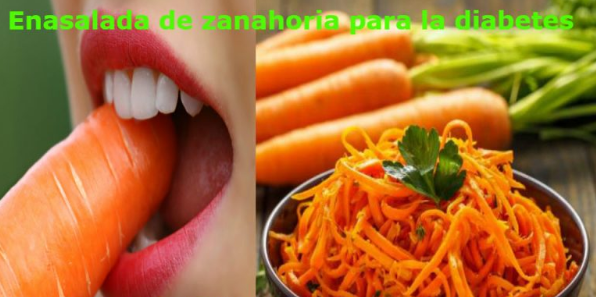 Ensalada de zanahoria combate la diabetes y el cáncer
