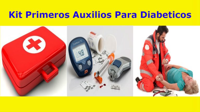 Kit de Primeros Auxilios para diabeticos actualizado y completo